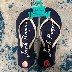 Jack Rogers Flip Flops Size 10 NWOT